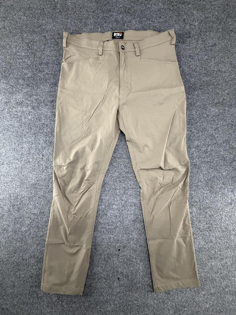 Timberland PRO FLEX Pants Mens 38x33 Beige Carpenter Work Nylon Stretch